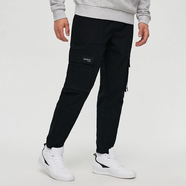 House House - Jogger hlače s cargo džepovima - Crna