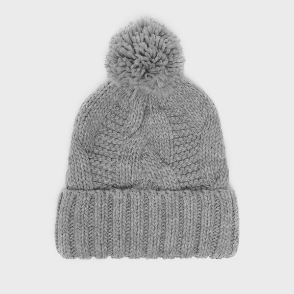 House House - Kapa s pomponom - Svijetlo siva