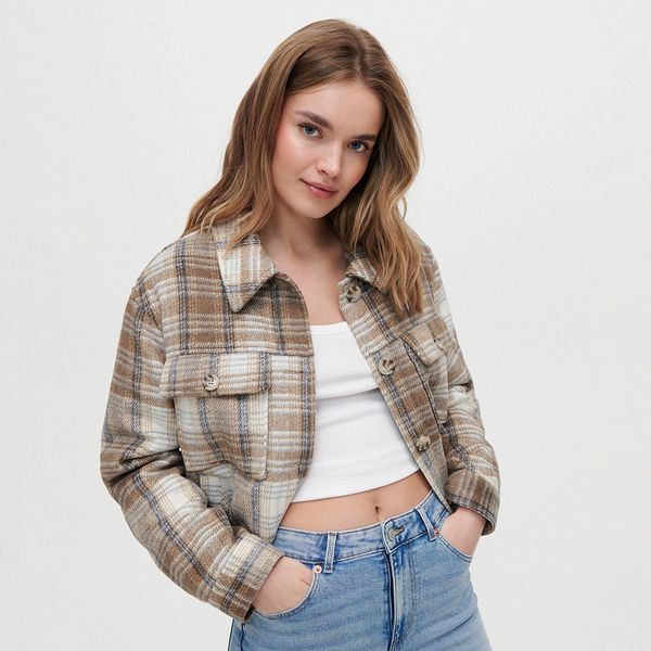 House House - Karirana košulja-jakna - Šarena