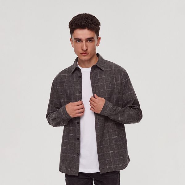 House House - Karirana košulja - Siva