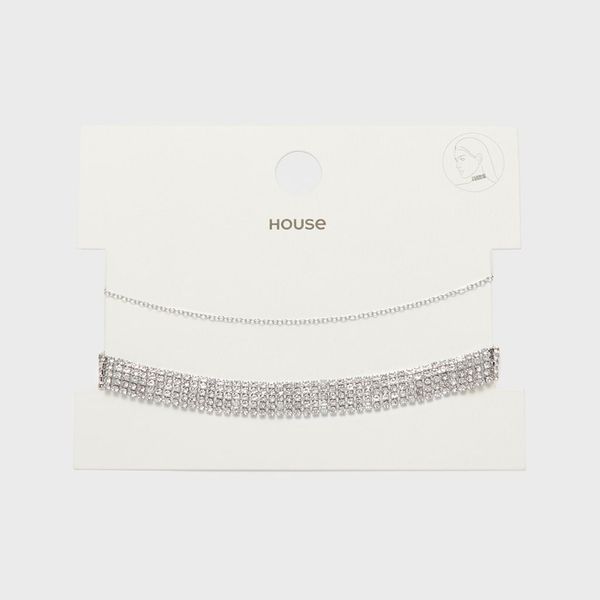 House House - Komplet od 2 ogrlice - Srebrna