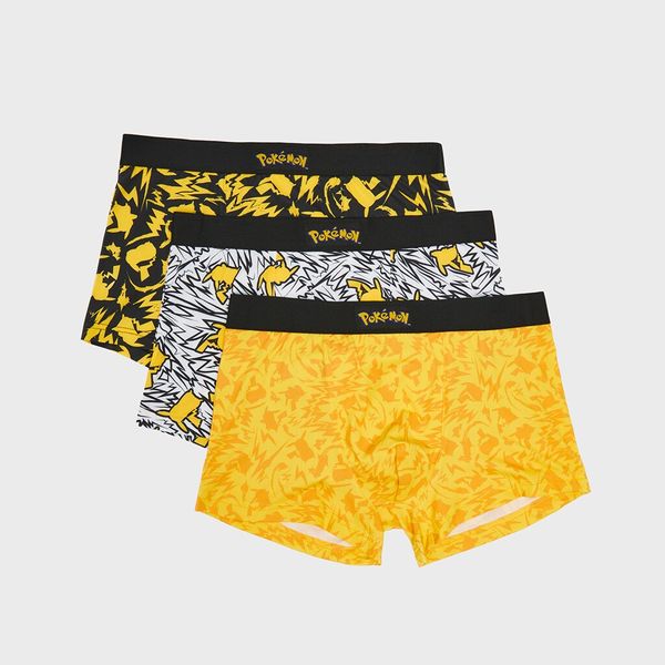 House House - Komplet od 3 para bokserica Pokémon - Šarena