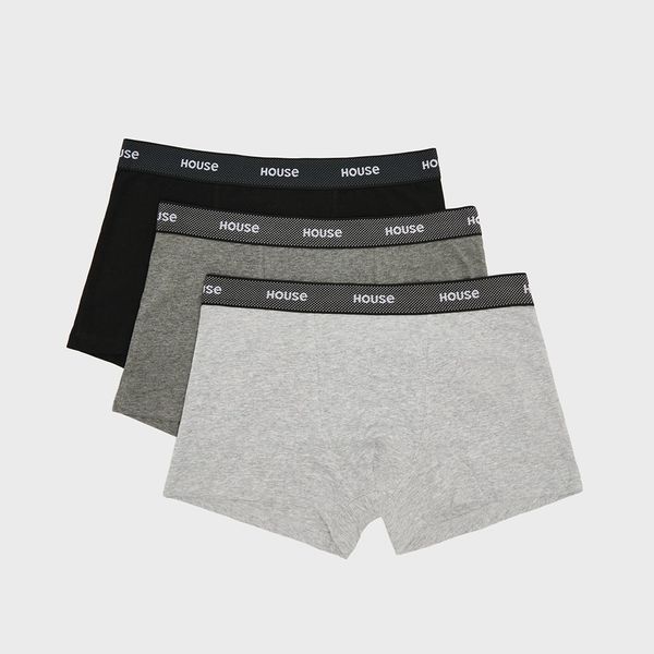 House House - Komplet od 3 para bokserica - Šarena