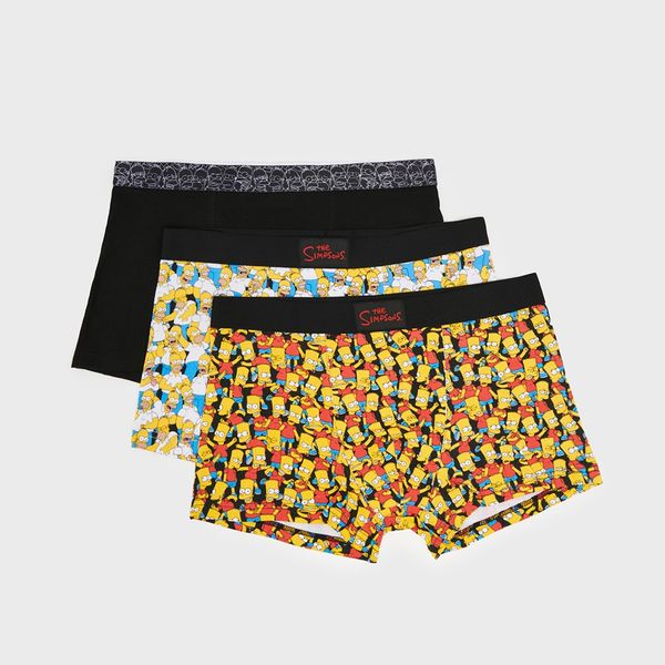 House House - Komplet od 3 para bokserica The Simpsons - Šarena