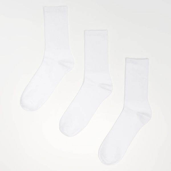 House House - Komplet od 3 para dugih čarapa - Bijela