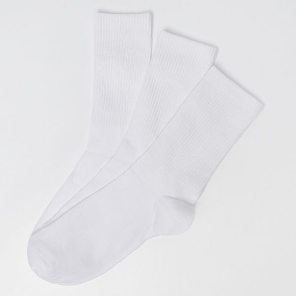 House House - Komplet od 3 para dugih čarapa - Bijela
