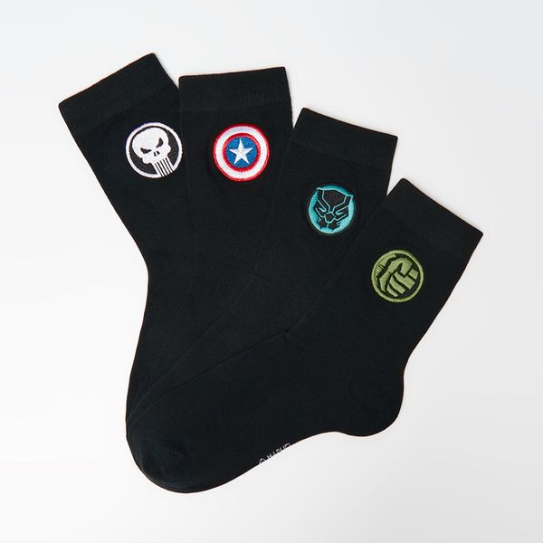 House House - Komplet od 4 para dugih čarapa - Šarena