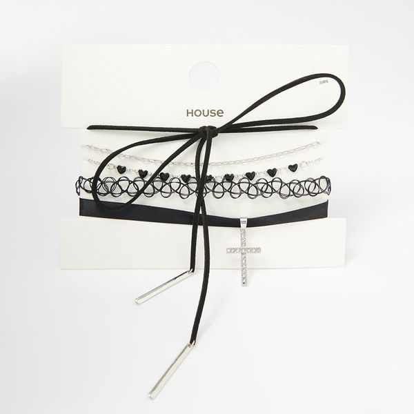 House House - Komplet od 5 ogrlica - Šarena