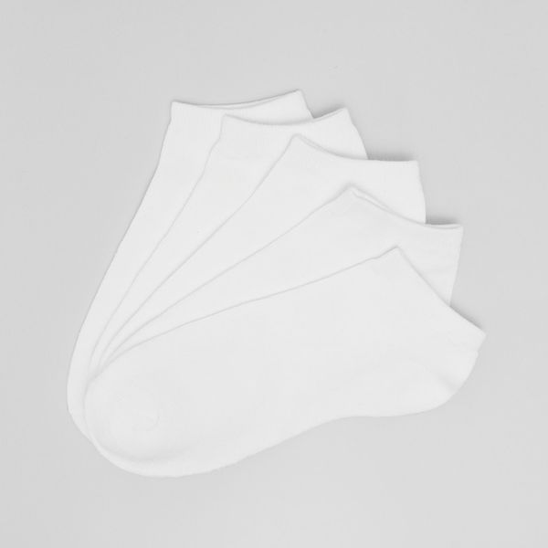 House House - Komplet od 5 pari stopalica - Bijela