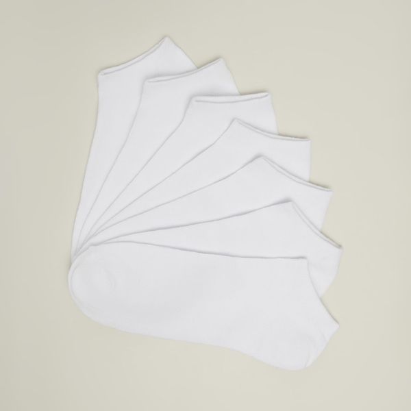 House House - Komplet od 7 pari stopalica - Bijela
