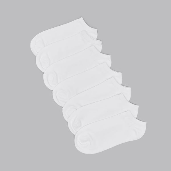 House House - Komplet od 7 pari stopalica - Bijela