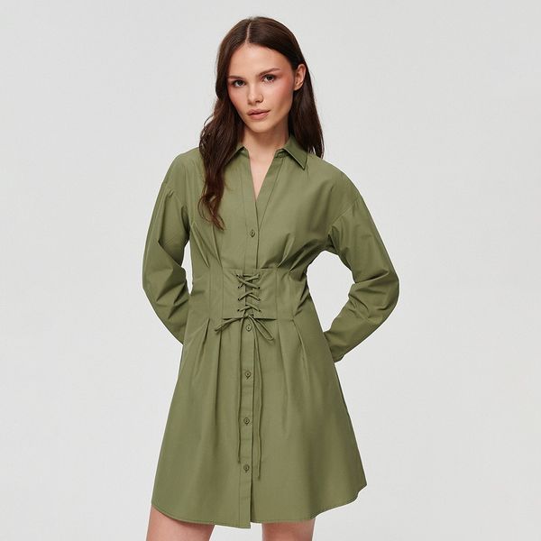 House House - Korzet haljina - Boja zemlje