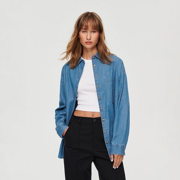 House House - Košulja od trapera - Plava