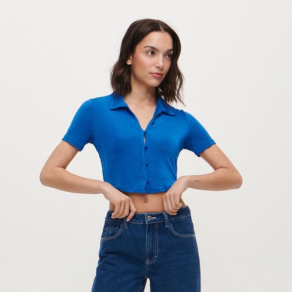 House House - Kratka košulja - Tamnoplava