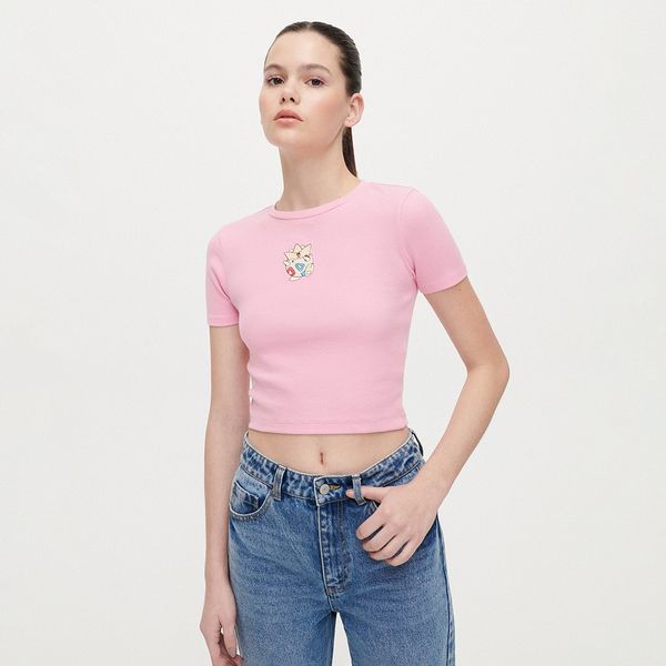 House House - Kratka majica kratkih rukava - Ružičasta