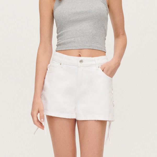 House House - Kratke hlače od trapera - Bijela
