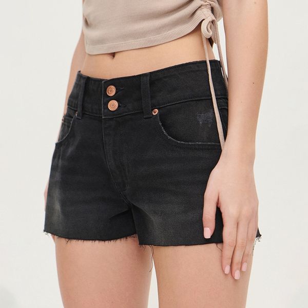 House House - Kratke hlače od trapera - Crna