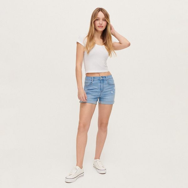 House House - Kratke hlače od trapera - Plava