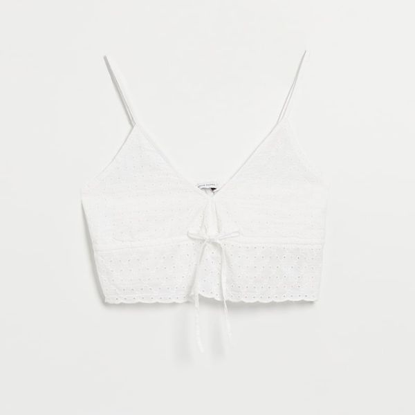 House House - Kratki top - Bijela