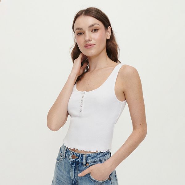 House House - Kratki top - Bijela