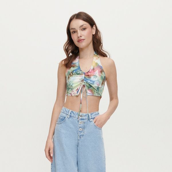 House House - Kratki top - Šarena