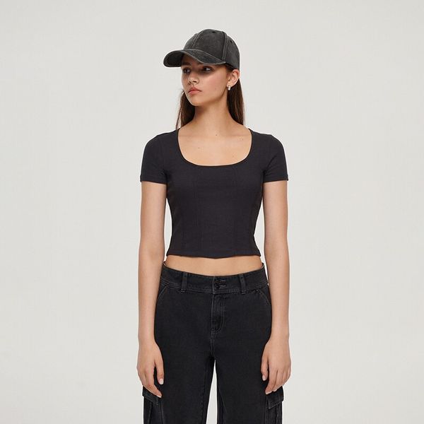 House House - Kratki top - Siva