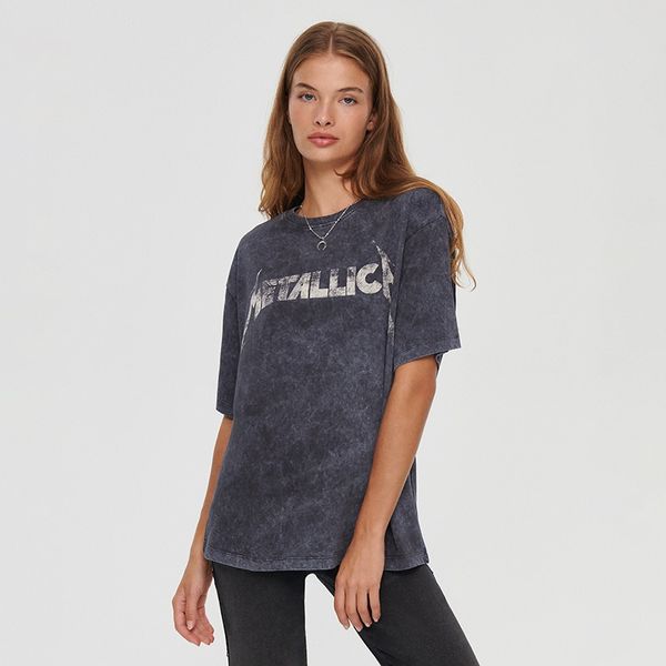 House House - Loose fit majica kratkih rukava Metallica - Crna