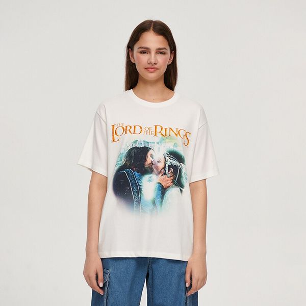 House House - Loose fit majica kratkih rukava The Lord of the Rings - Bijela