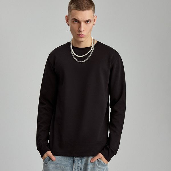 House House - Majica dugih rukava - Crna