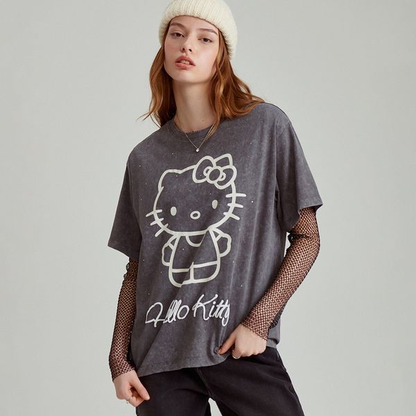 House House - Majica kratkih rukava Hello Kitty - Siva