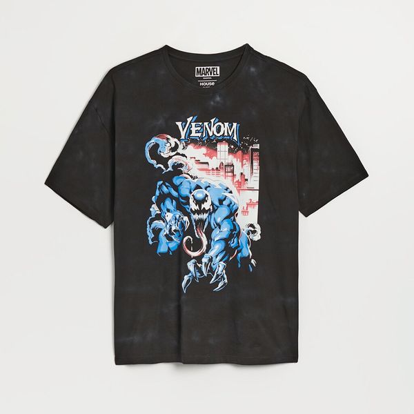 House House - Majica kratkih rukava Marvel - Crna