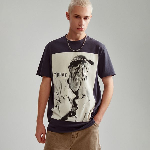 House House - Majica kratkih rukava s printom 2Pac - Siva