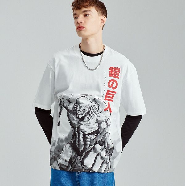 House House - Majica kratkih rukava s printom Attack on Titan - Slonovača