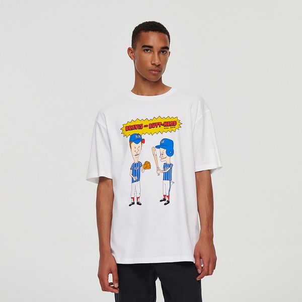 House House - Majica kratkih rukava s printom Beavis and Butt-Head - Bijela