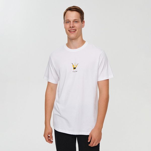 House House - Majica kratkih rukava s printom - Bijela