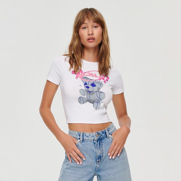 House House - Majica kratkih rukava s printom - Bijela