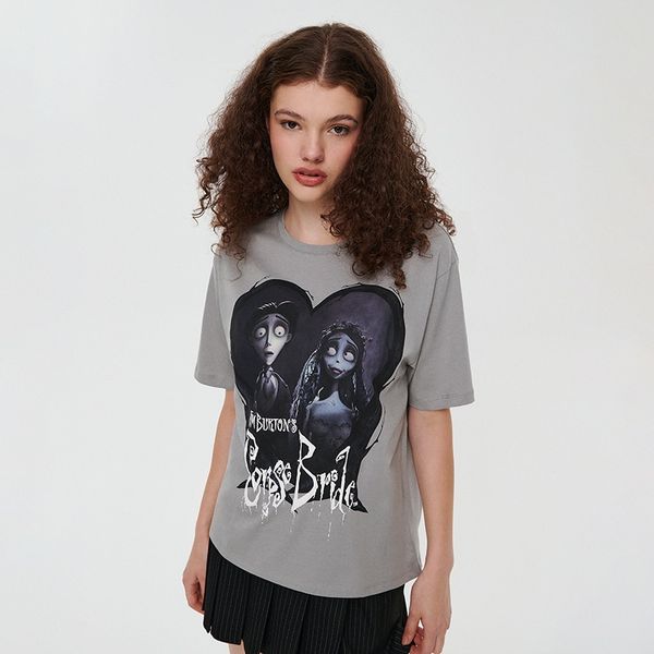 House House - Majica kratkih rukava s printom Corpse Bride - Siva
