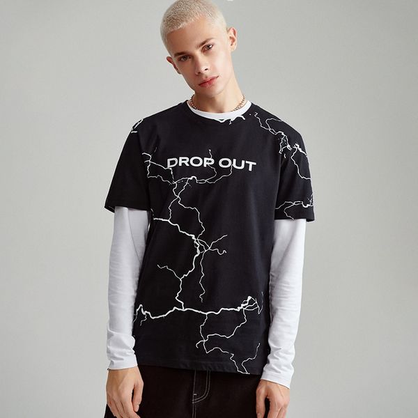 House House - Majica kratkih rukava s printom - Crna