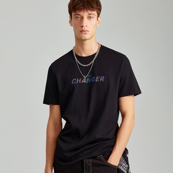 House House - Majica kratkih rukava s printom - Crna