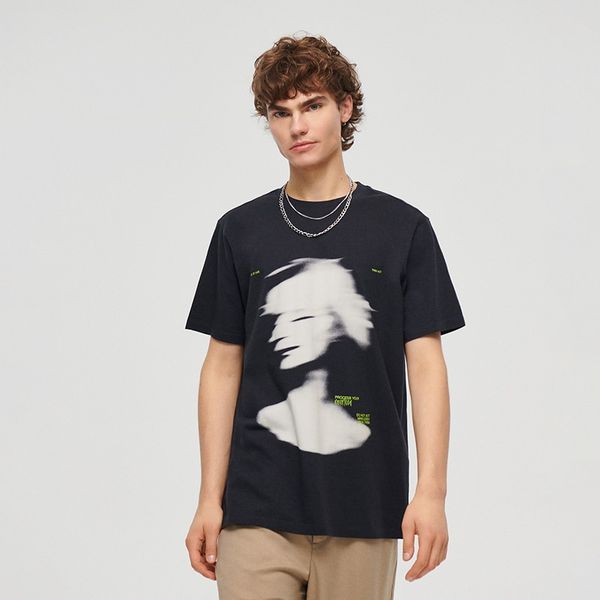 House House - Majica kratkih rukava s printom - Crna