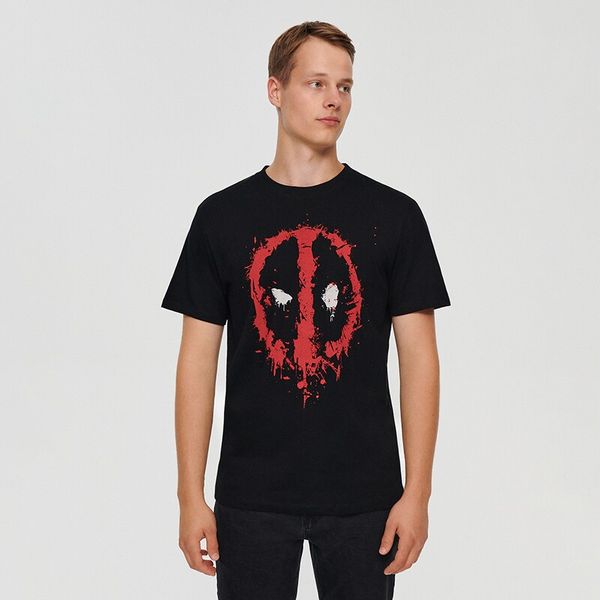 House House - Majica kratkih rukava s printom Marvel - Crna