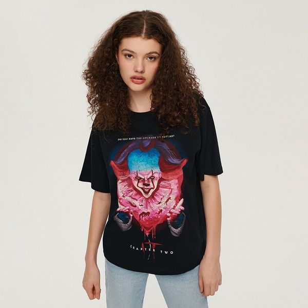 House House - Majica kratkih rukava s printom Pennywise - Crna