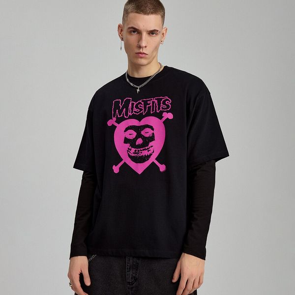 House House - Majica kratkih rukava s printom The Misfits - Crna