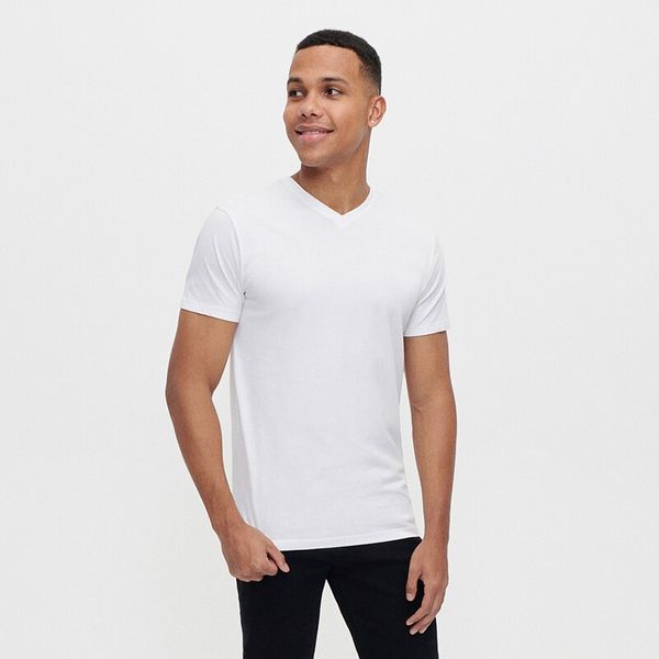 House House - Majica kratkih rukava s V-izrezom - Bijela