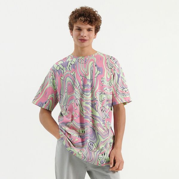 House House - Majica kratkih rukava Smiley® - Šarena