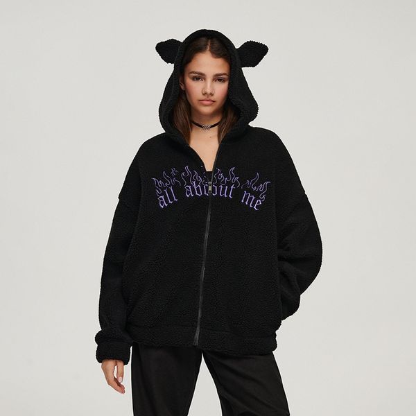 House House - Majica od flisa - Crna