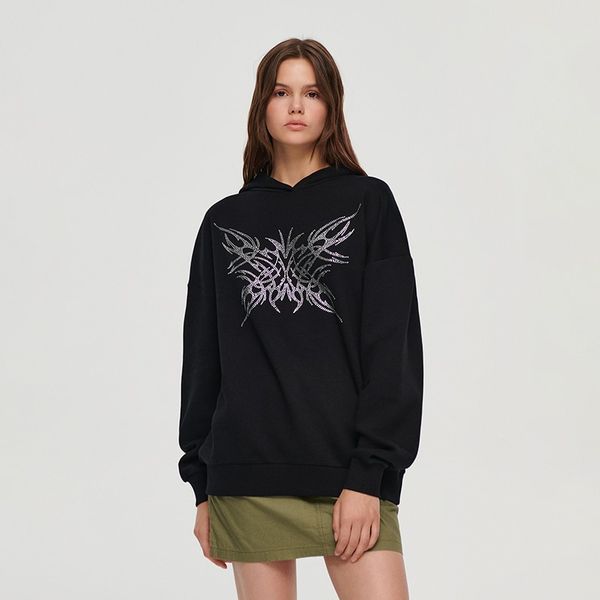 House House - Majica s kapuljačom - Crna