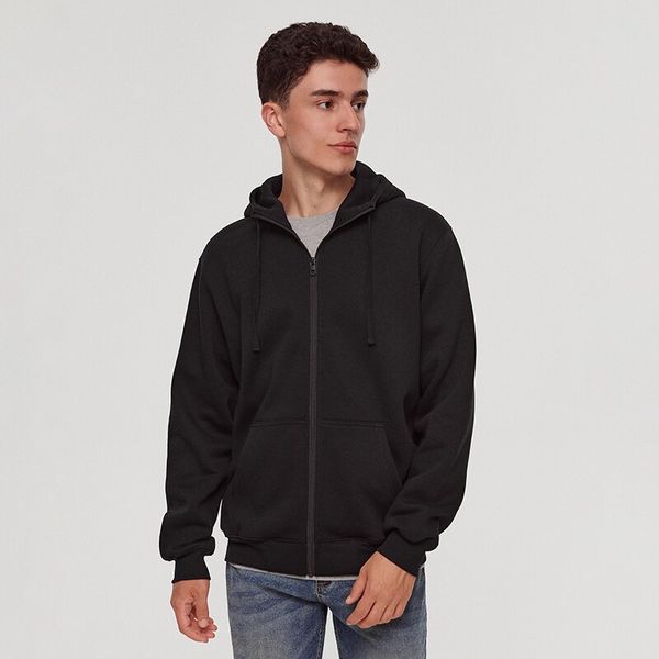 House House - Majica s kapuljačom i patentnim zatvaračem - Crna