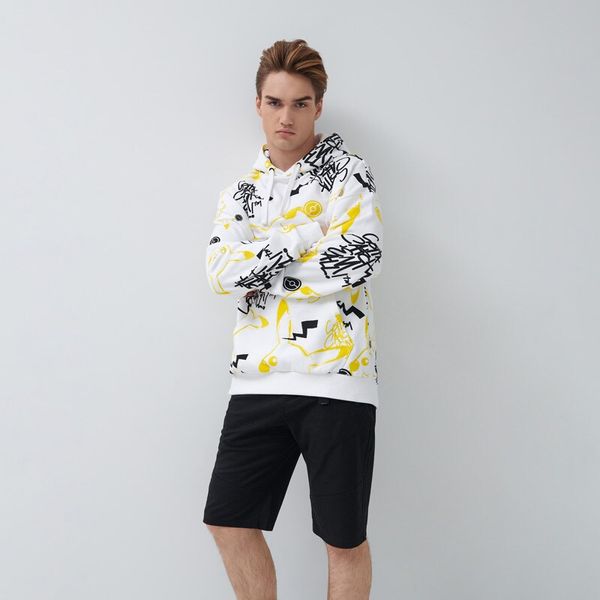 House House - Majica s kapuljačom Pokémon - Bijela