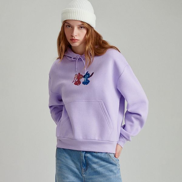 House House - Majica s kapuljačom Stitch - Ljubičasta